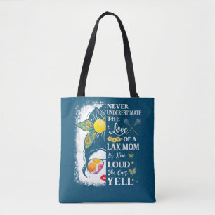 Bolsa Tote Lacrosse Mãe O Amor Da Lax Mãe Quão Alta Ela