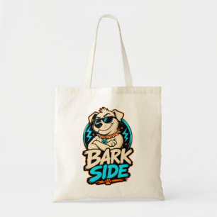 Bolsa Tote Lado do Latido Cachorro PNG, Design de Sublimação