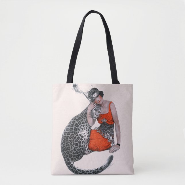 Bolsa Tote Lady e Leopard (Frente)