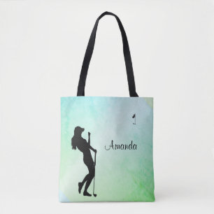 Bolsa Tote Lady Golfer Green Personal