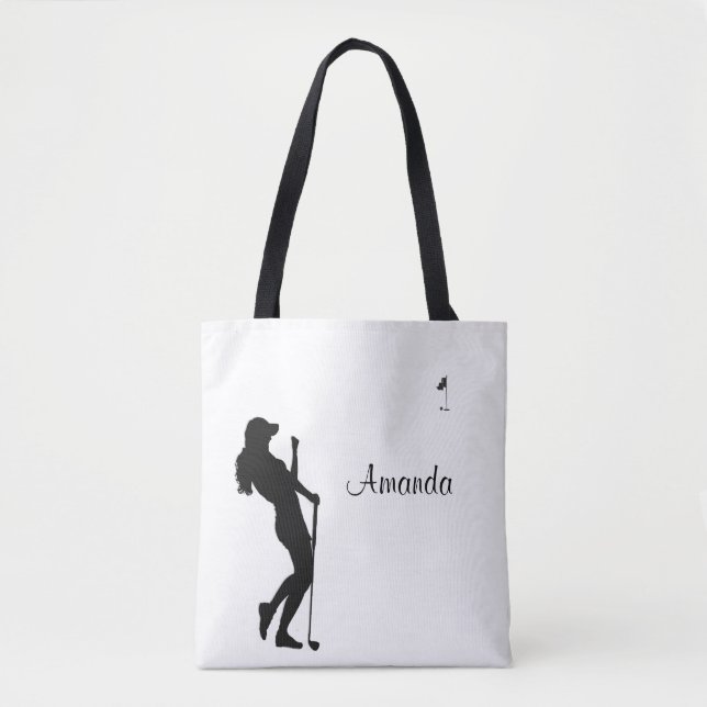 Bolsa Tote Lady Golfer White Personal (Frente)