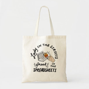 Bolsa Tote Lady in the Streets Freak nos Planilhas, Fu