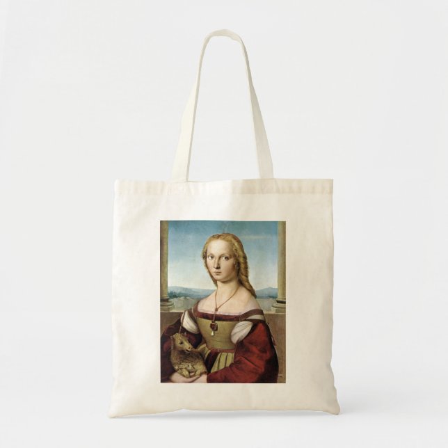 Bolsa Tote Lady with Unicorn - Rafael - c1506 (Frente)