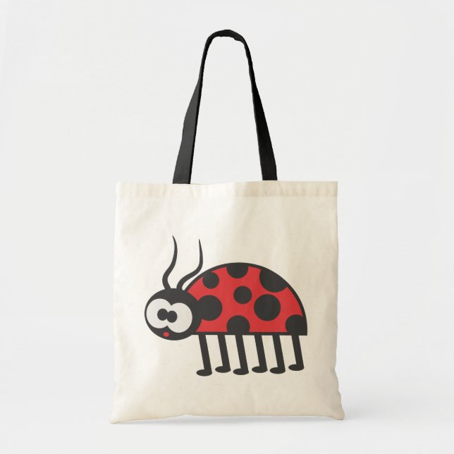 Bolsa Tote Ladybug Curioso (Frente)