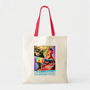 Bolsa Tote Ladybug e Cat Noir   Energia Miraculosa!