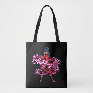 Bolsa Tote Ladybug e Gráfico Tikki