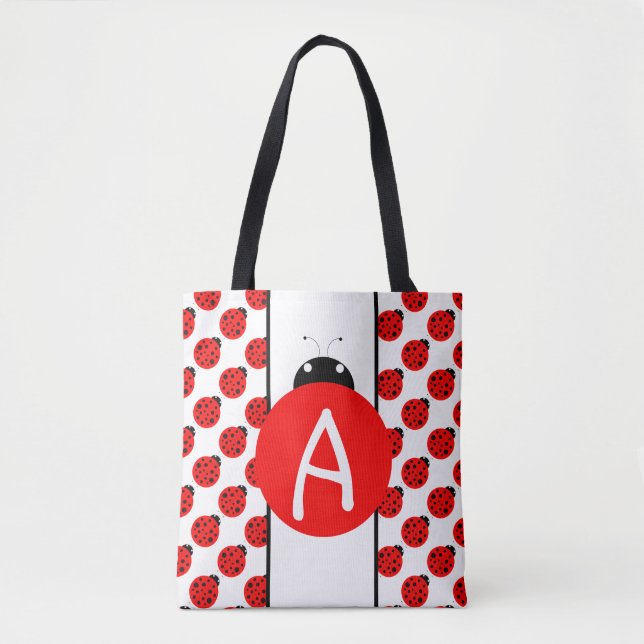 Bolsa Tote Ladybug Monograma (Frente)