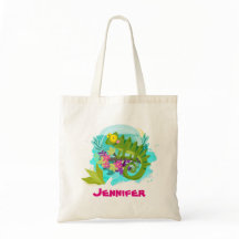 Lagarto Tropical com Flores Personalizadas