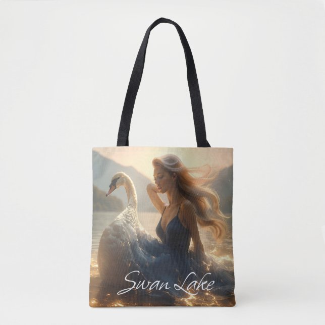 BOLSA TOTE LAGO DOS CISNES - BALÉ & DANÇA -  (Frente)