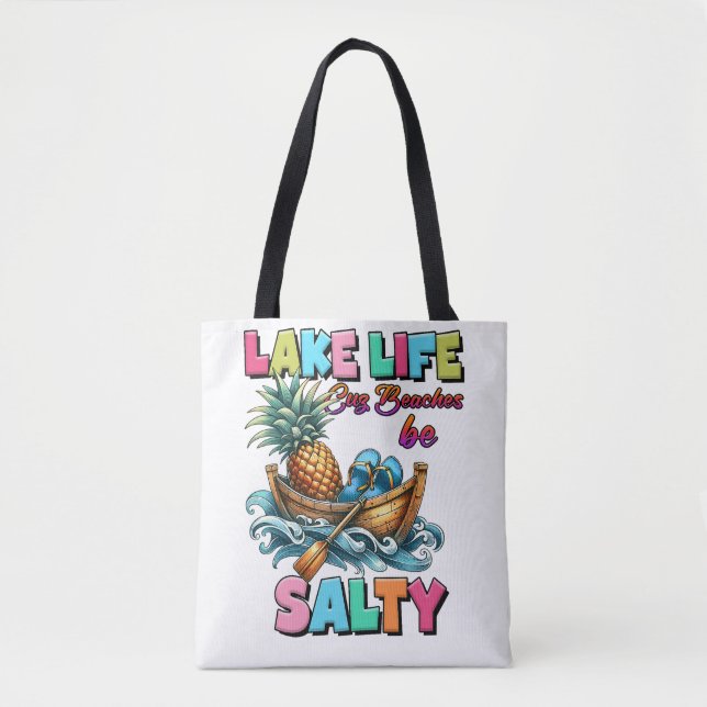 Bolsa Tote Lago Life (Frente)
