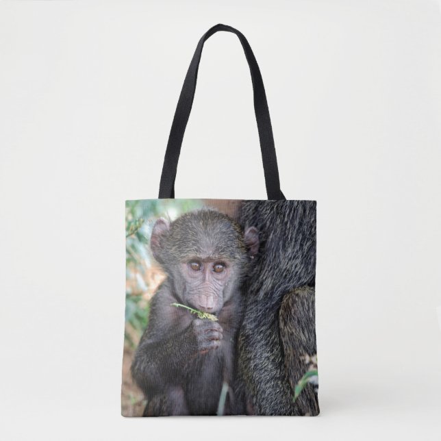 Bolsa Tote Lago Manyara baboon | de Anubus Nat. Parque (Frente)