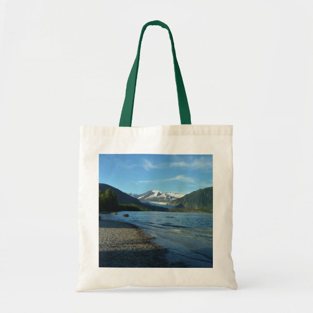 Bolsa Tote Lago Mendenhall, na paisagem de Juneau Alaska (Frente)