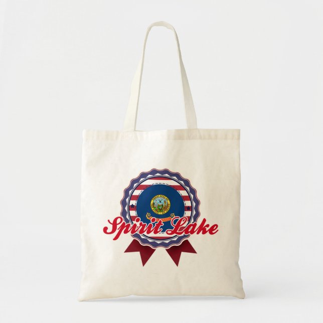 Bolsa Tote Lago spirit, identificação (Frente)