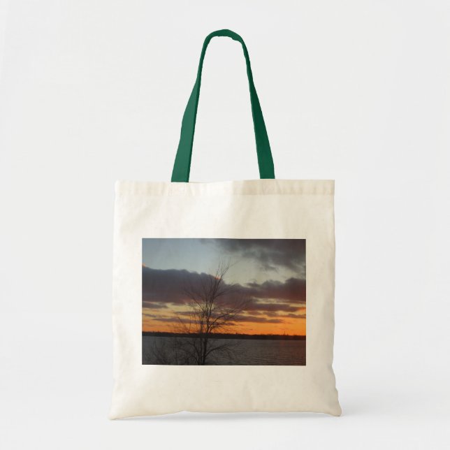 Bolsa Tote Lago Sunset Tote Bag (Frente)