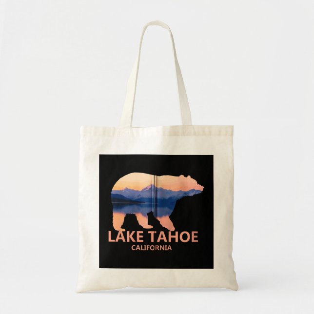 Bolsa Tote Lago Tahoe California Grizzly Bear Souvenir Gift Z (Frente)