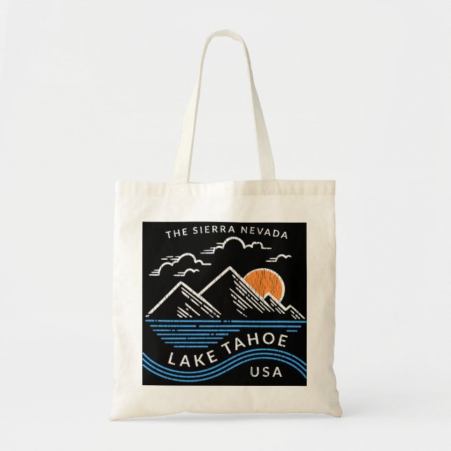 Bolsa Tote Lago Tahoe Sierra Nevada Mountain (Frente)