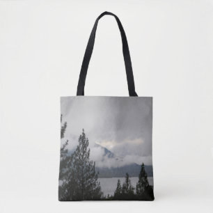 Bolsa Tote Lago Whiskeytown com neblina...