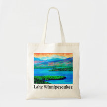 Lago Winnipesaukee Tote Bag