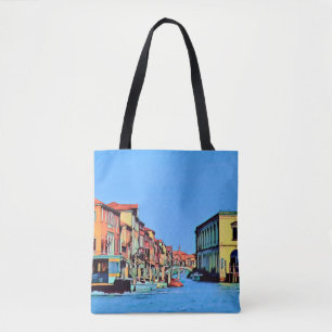 Bolsa Tote Lagoa veneziana - MURANO - vista
