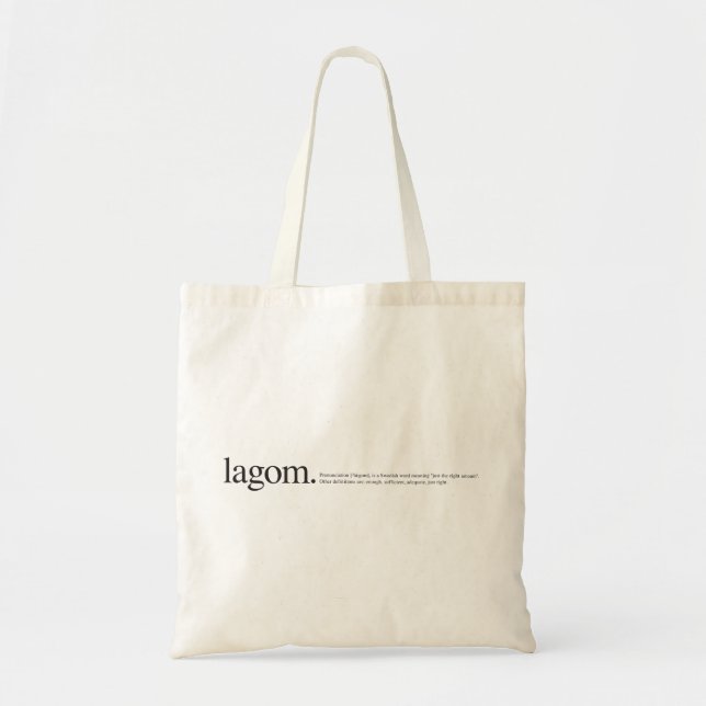 Bolsa Tote LagomWiki (Frente)