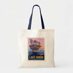 Bolsa Tote Lagos excelente   Lago Huron