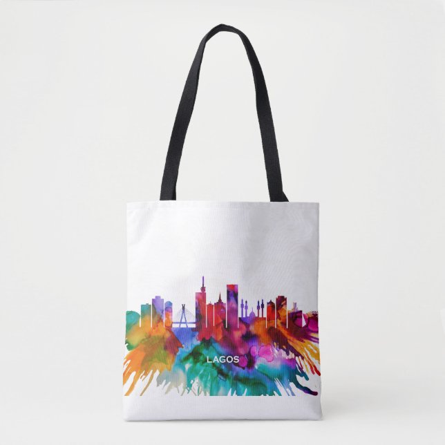 Bolsa Tote Lagos Skyline (Frente)