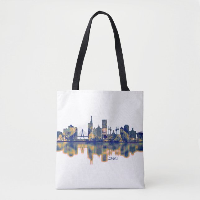 Bolsa Tote Lagos Skyline (Frente)