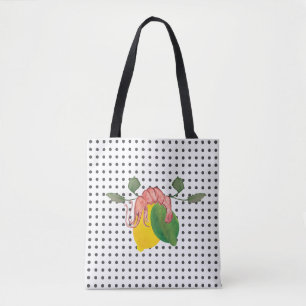 Bolsa Tote Lagosta Camarão Limão Lima Mariscos Aquarela