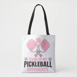 Bolsa Tote Lágrimas de meus oponentes de Pickleball - Engraça