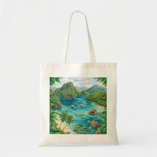 Bolsa Tote Laguna Tropical de Coron Filipinas