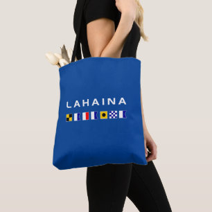 Bolsa Tote Lahaina Maui Sinais Marítimos Marítimos Náuticos