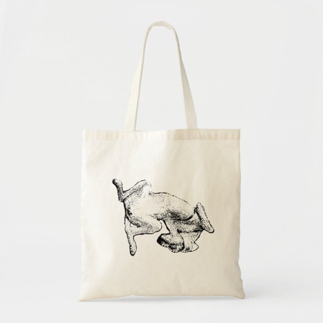 Bolsa Tote Laid-Back Dog – Ink Art Tote Bag (Frente)