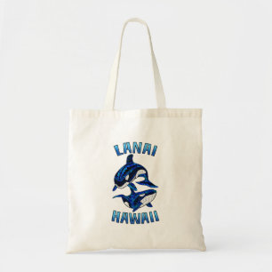 Bolsa Tote Lanai Hawaii Vacation Tribal Whale Orcas