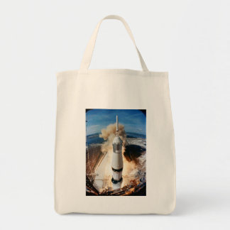 Bolsa Tote Lançamento do foguete Saturn V 1969