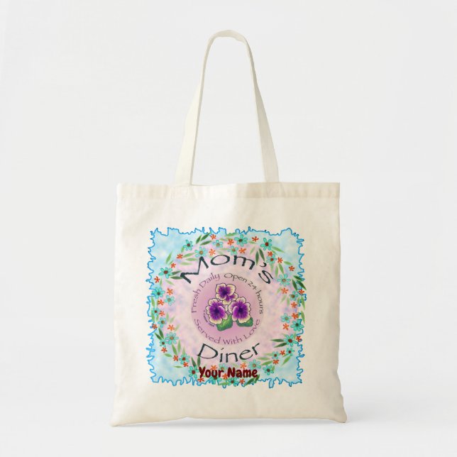 Bolsa Tote Lanchonete da Mamãe  (Frente)