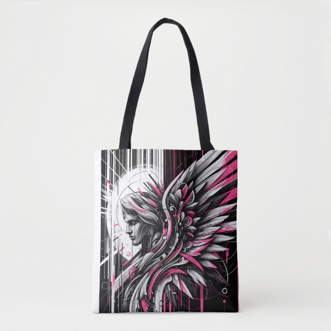 Bolsa Tote l'ange graphique (Frente)