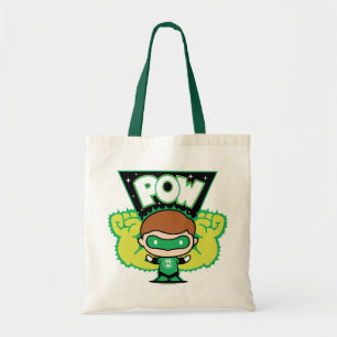 Bolsa Tote Lanterna Verde Chibi Formando Punhos Gigantes