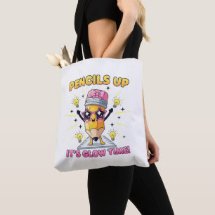 Bolsa Tote Lápis Acima É Hora de Brilhar