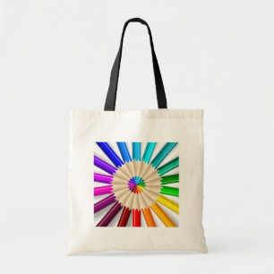 Bolsa Tote Lápis coloridos circundados