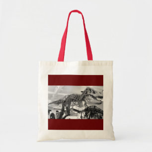 Bolsa Tote Lápis de Esqueleto T-Rex