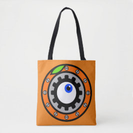 Bolsa Tote Laranja De Carrinho
