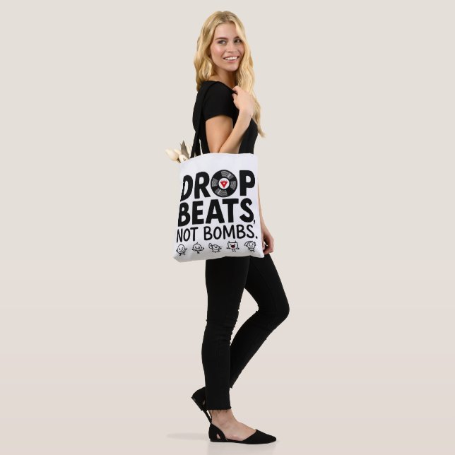 Bolsa Tote Largar Batidas Não Bombas Saco de Corte (No(a) Modelo)