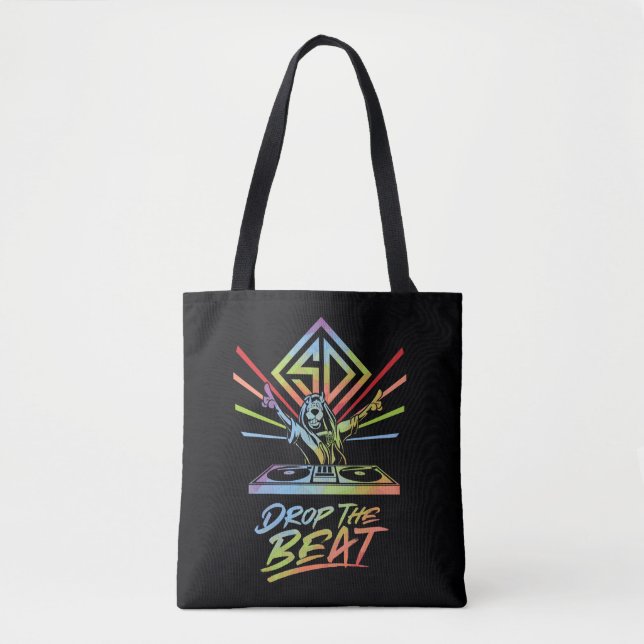 Bolsa Tote Largue a batida: DJ Scooby-Doo (Frente)