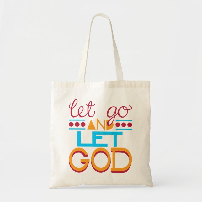 Bolsa Tote Largue e deixe DEUS (Frente)