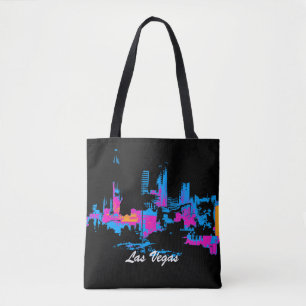 Bolsa Tote Las Vegas Cityscape