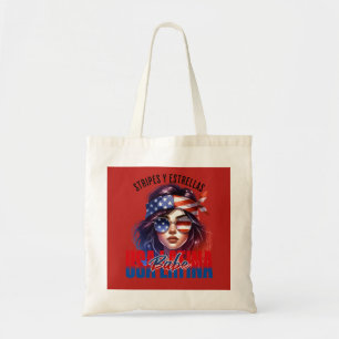 Bolsa Tote Latina Feminina Dia da Independência do 4 de Julho