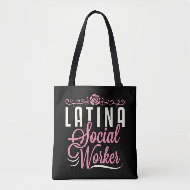 Bolsa Tote Latina Social Worker (Frente)
