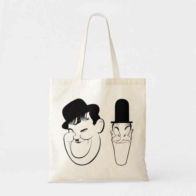 Bolsa Tote laurel e hardy (Frente)