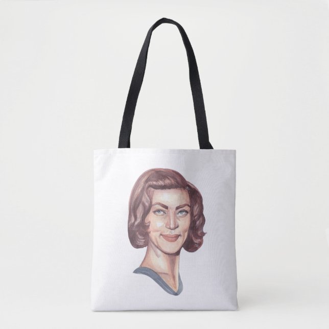 Bolsa Tote Lauren Bacall - Retrato (Frente)