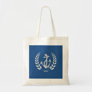 Bolsa Tote Lauren Wreath, Âncora Náutica com Corda